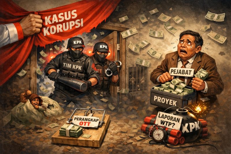 Tim Merah Putih KPK Bikin Kejutan, FKGOL Peringatkan Pejabat Kuningan